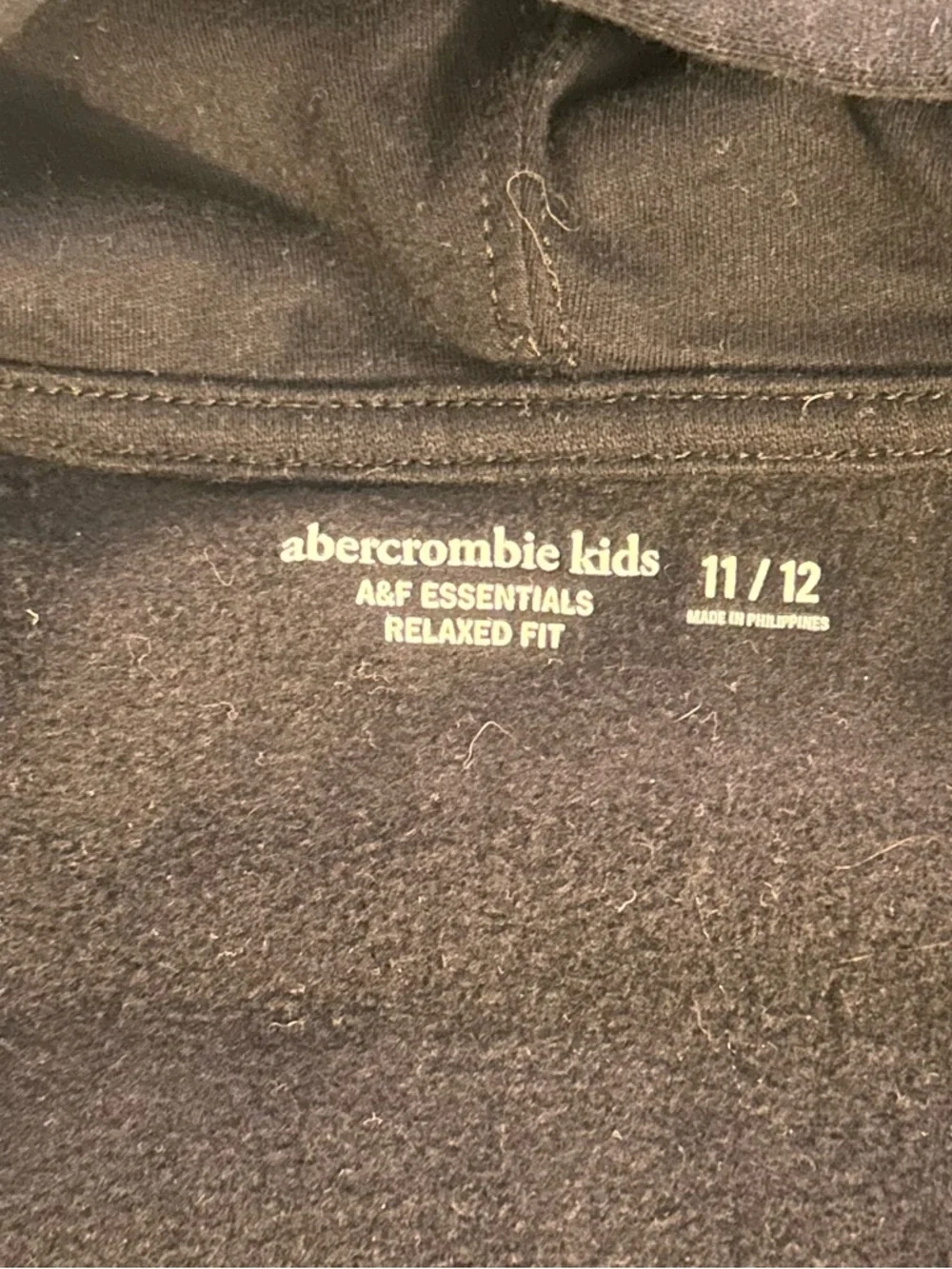 abercrombie kids Black Zip-Up Hoodie Jacket - Picture 3 of 6